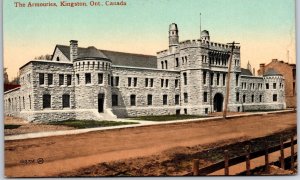 The Armouries Kingston Ontario Canada Antique Buildings Attraction Postcard