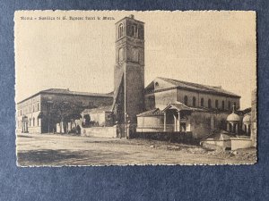 Basilia di St. Agnese Fuori Le Mura Roma Italy Litho Postcard H2029081835