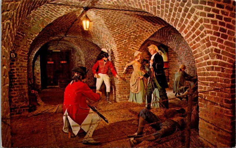 South Carolina, Charleston - Dungeon Under Old Exchange Building - [SC-102]