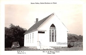 Union Valley - Olean, New York NY Postcard