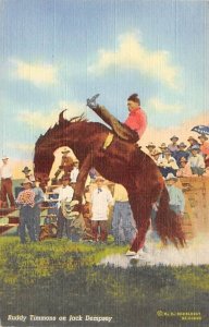 Buddy Timmons on Jack Dempsey Cowboy Unused 