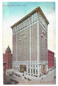 Belmont Hotel, New York City, Unused Success PPC Copyright 1906