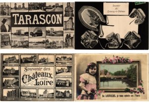 FRANCE SOUVENIR DE FANTASY, 23 Vintage Postcards pre-1940 (L6224)