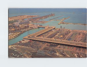 Postcard View Looking East, Showing Outer Drive, Chicago, Illinois