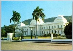 Port-au-Prince,Haiti National Palace Building Vintage Postcard