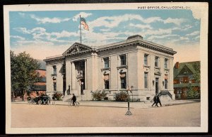 Vintage Postcard 1915 US Post Office, Chillicothe, Ohio (OH)