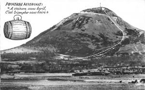 BR20923 L Escalade a pic du puy de dome France