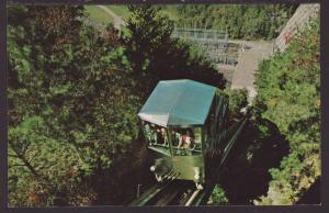 Fontana Dam Incline Cable Car,Fontana Dam CA Postcard 