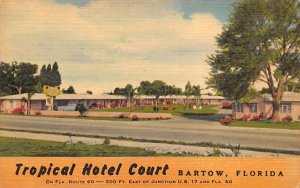 Tropical Hotel Court Bartow, Florida  