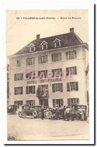 Villiers Lake Postcard Old Hotel de France