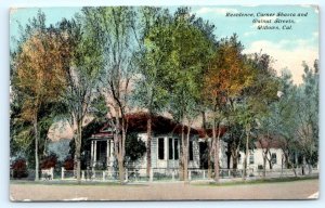 WILLOWS, CA California ~ Residence at SHASTA & WALNUT ST. Glenn County Postcard