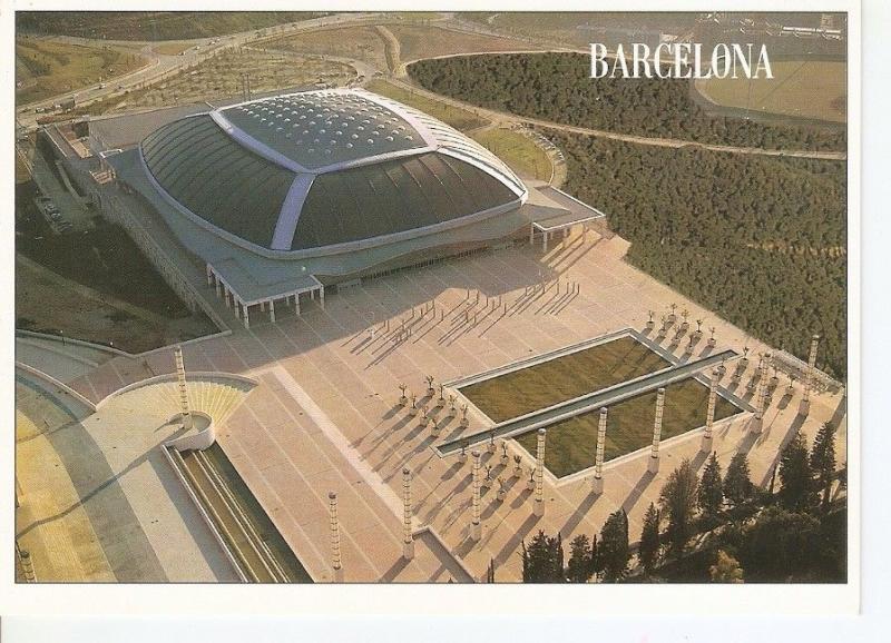 Postal (PostCard) 046710 : Barcelona. Palau Sant jordi arq. Arata Isozaki