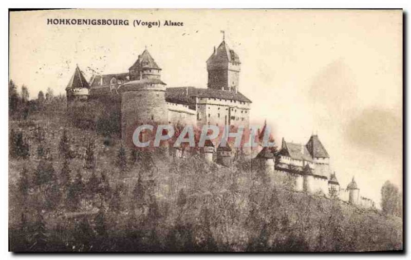 Old Postcard Hohkoenigsbourg (Vosges)