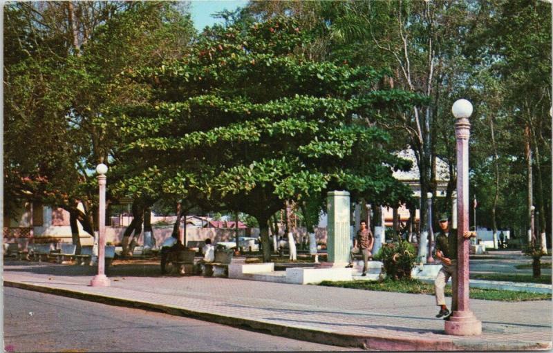 Duarte Park Domincan Republic 1960s Vintage Postcard D73