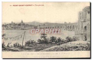 Postcard Old Bridge Holy Spirit General view