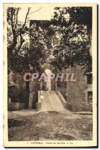 Postcard Cremieu Old Gate Qulrieu