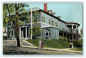 c1910 Pentucket Club House, Haverhill Massachusetts MA Antique Postcard 