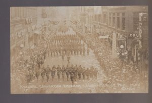 St. Paul MINNESOTA RPPC 1924 PARADE Soldiers AMERICAN LEGION U.S. Army #1 MN