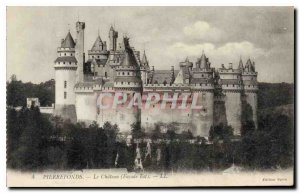 Old Postcard Pierrefonds Chateau East Facade