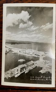 Vintage Postcard 1930-45 U.S. Coast Guard Station, Grand Marais, Minn REAL PHOTO