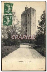 Old Postcard Auneau Tower