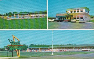 Canada Quebec Berthierville Canada Motel With Pool 1967