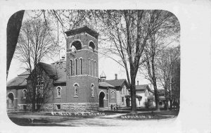 St Paul's M E Church Napoleon Ohio 1909 postcard