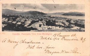 Panoramic View of Dunedin from Mornington, Very Early Postcard, Used in 1903