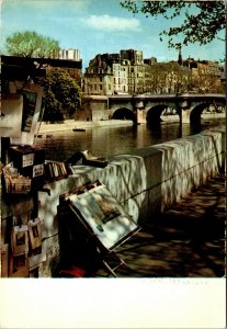 Vintage Postcard Seine River & The Palace of Justice Paris France Unposted