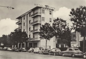 Venezia Marghera Hotel Vienna Real Photo Old Italy Postcard