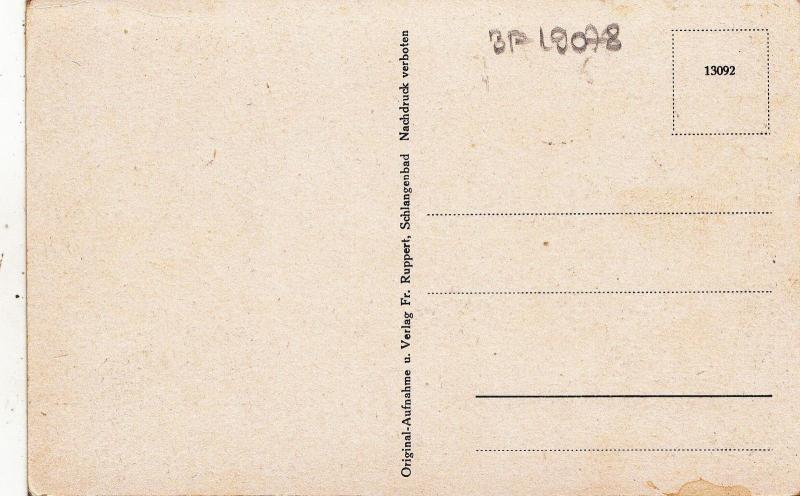 BF19078 schlangenbad i taunus germany front/back image