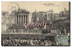 Postcard Old Theater Arenes de Beziers The Vestal Ballet