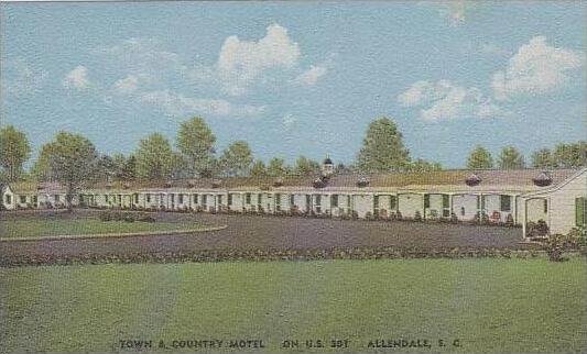 South Carolina Allendale Town &  Country Motel