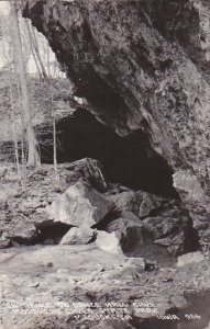 Iowa Maquoketa Entrance To Dance Hall Morehead Caves State Park Real Photo