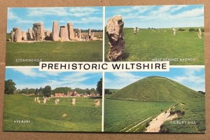 UNUSED POSTCARD - PREHISTORIC WILTSHIRE, ENGLAND