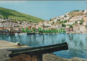 Greece Postcard - Hydra Harbour, Saronic Islands, Aegean Sea   RR15518