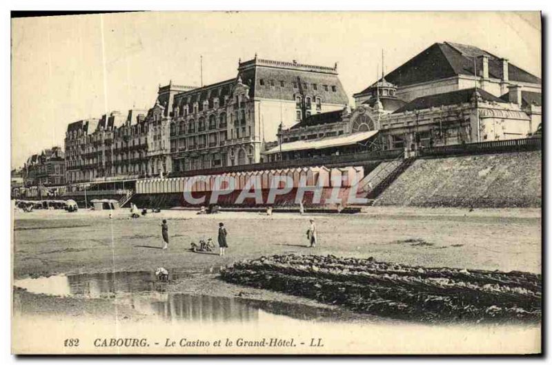 Old Postcard Cabourg Casino and Hotel