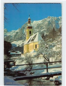 Postcard Frohe Weihancht Und Viel Gluck Im Neuen Jahr