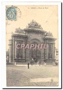 Lille Postcard Old Paris Gate