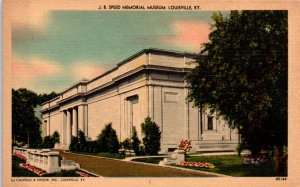 1930s J. B. Speed Memorial Museum Louisville Kentucky Postcard