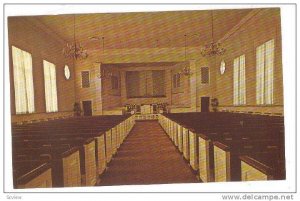 Interior, Christ Wesleyan Church, Greensboro,  North Carolina,  40-60s