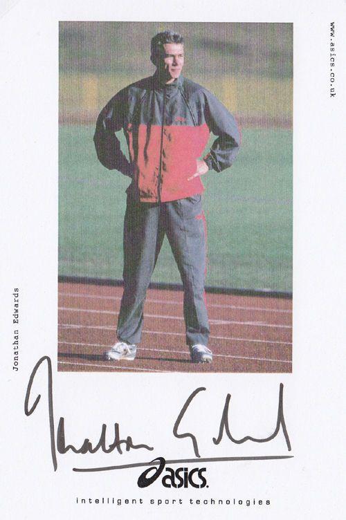 Jonathan Edwards Hand Signed Photo