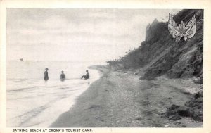 Cronk's Tourist Camp Canada Bathing Beach Scenic View Vintage Postcard AA74470