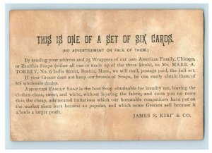 1880s American Family Soap James S Kirk Chicago Docks Shipyard Scene P230