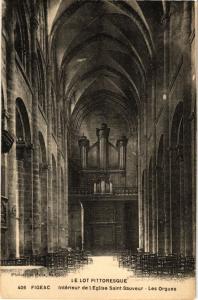 CPA FIGEAC - Interieur de l'Église St-SAUVEUR - Les Orgues (224196)