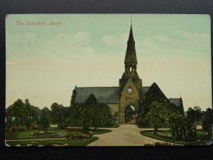 East Riding of Yorkshire GOOLE The Cemetery c1913 Postcard by Valentine