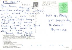 BR82373 four counties ring ship bateaux chesire shropshire  uk