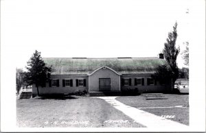 Real Photo Postcard 4-H Building in Nevada, Iowa