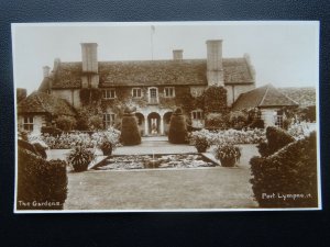 Kent Hythe PORT LYMPNE HOUSE The Gardens - Old RP Postcard