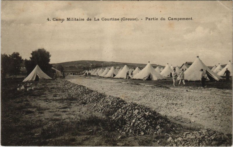 CPA La Courtine Partie du Campement FRANCE (1050459)